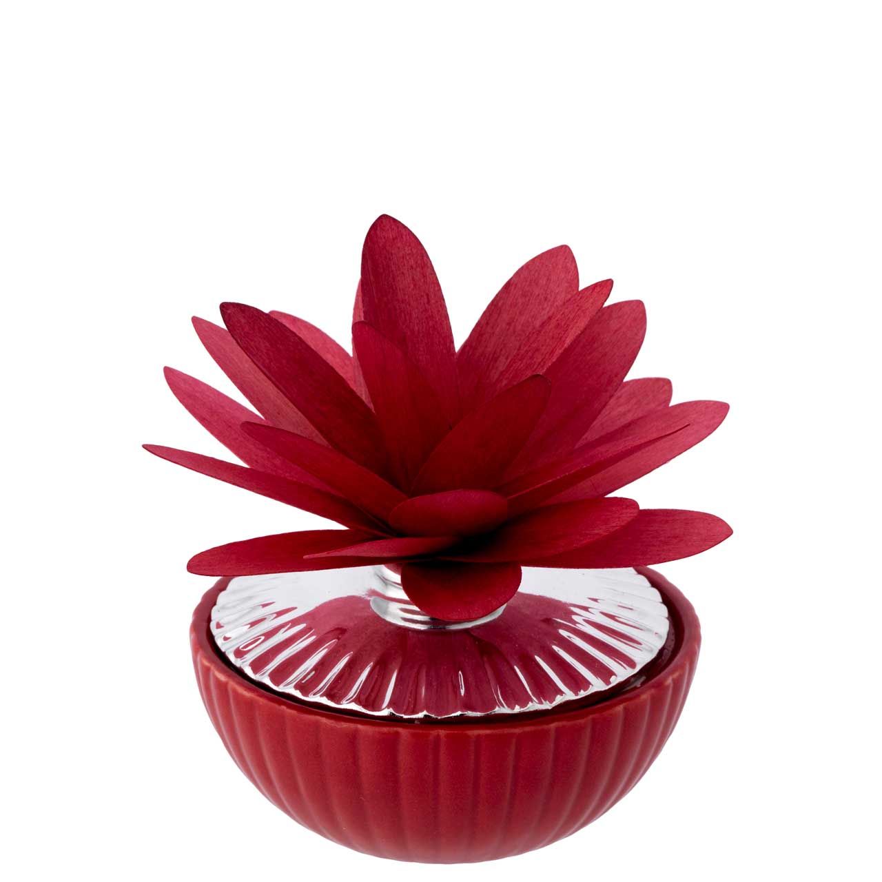 1/2 SFERA D. 9 BICOLORE CON DIFFUSORE DALIA ROSSO BORDEAUX